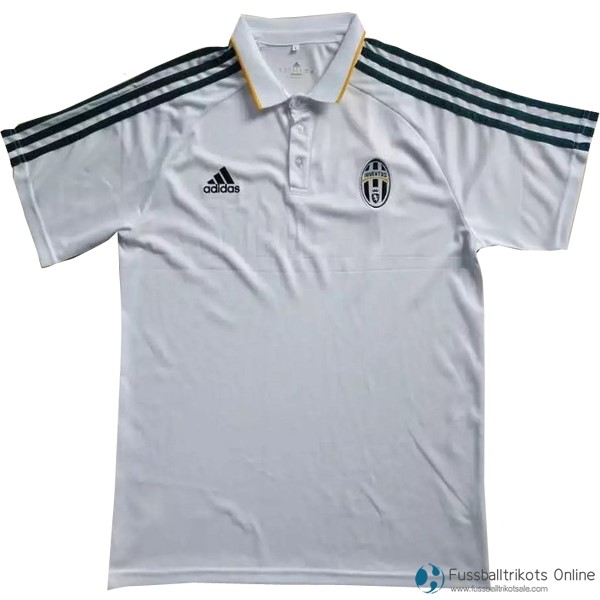 Juventus Polo 2017-18 Weiß Fussballtrikots Günstig